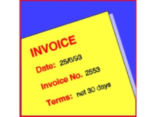 Sticker Custom Preview Image #040447 Business Office Documents Invoice2