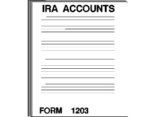 Sticker Custom Preview Image #040448 Business Office Documents I R A Accounts