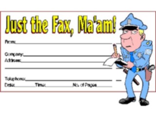 Sticker Custom Preview Image #040453 Business Office Documents Justthe Fax2