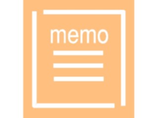 Sticker Custom Preview Image #040496 Business Office Documents Memo Memo5