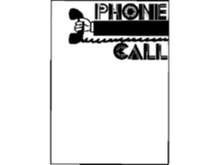 Sticker Custom Preview Image #040497 Business Office Documents Memo Phone Call
