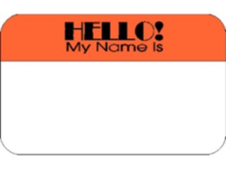 Sticker Custom Preview Image #040503 Business Office Documents Name Label