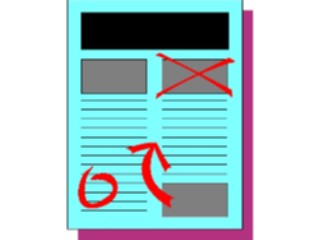 Sticker Custom Preview Image #040507 Business Office Documents Page Layout2