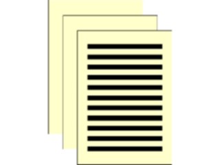 Sticker Custom Preview Image #040512 Business Office Documents Papers1