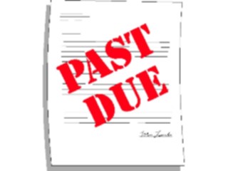 Sticker Custom Preview Image #040514 Business Office Documents Past Due