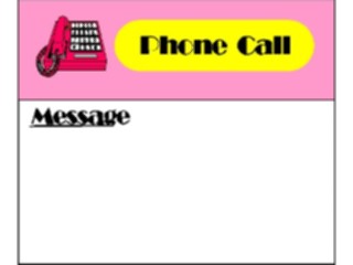 Sticker Custom Preview Image #040516 Business Office Documents Phone Message