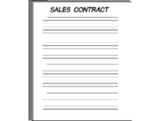 Sticker Custom Preview Image #040524 Business Office Documents Sales Contract