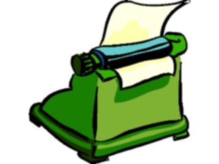 Sticker Custom Preview Image #040753 Business Office Equipment Furniture Typewriter04