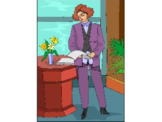 Sticker Custom Preview Image #040951 Business Office People Businesswoman40