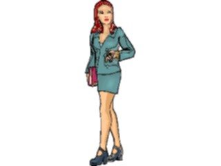 Sticker Custom Preview Image #040952 Business Office People Businesswoman41