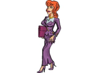 Sticker Custom Preview Image #040953 Business Office People Businesswoman42