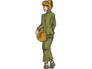 Sticker Custom Preview Image #040954 Business Office People Businesswoman43