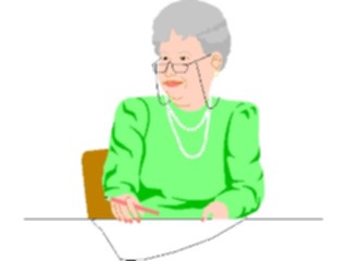 Sticker Custom Preview Image #040955 Business Office People Businesswoman44
