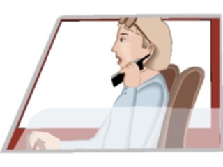 Sticker Custom Preview Image #040960 Business Office People Businesswomanon Cellular1