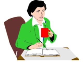 Sticker Custom Preview Image #040977 Business Office People Coffee Break4