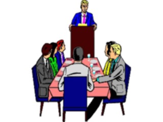 Sticker Custom Preview Image #040980 Business Office People Conference