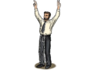 Sticker Custom Preview Image #041074 Business Office People Man Victory S Ign