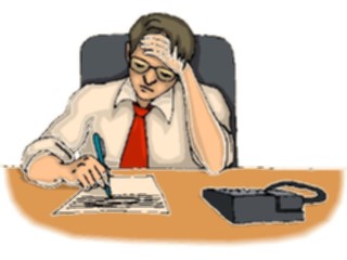 Sticker Custom Preview Image #041083 Business Office People Man Writing2