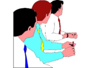Sticker Custom Preview Image #041088 Business Office People Meeting05