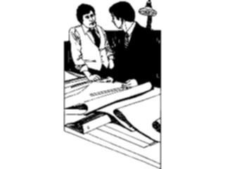 Sticker Custom Preview Image #041090 Business Office People Meeting07