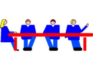 Sticker Custom Preview Image #041092 Business Office People Meeting09