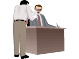 Sticker Custom Preview Image #041096 Business Office People Meeting13