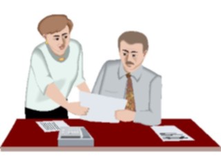 Sticker Custom Preview Image #041097 Business Office People Meeting14