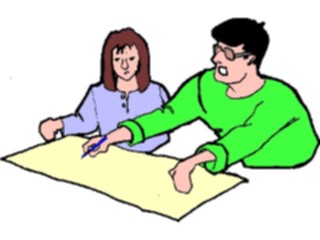 Sticker Custom Preview Image #041099 Business Office People Meeting16