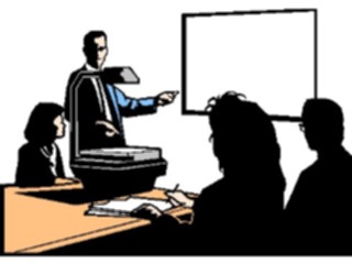 Sticker Custom Preview Image #041104 Business Office People Meeting21