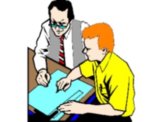 Sticker Custom Preview Image #041105 Business Office People Meeting22