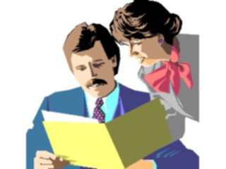 Sticker Custom Preview Image #041106 Business Office People Meeting23