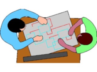Sticker Custom Preview Image #041107 Business Office People Meeting24
