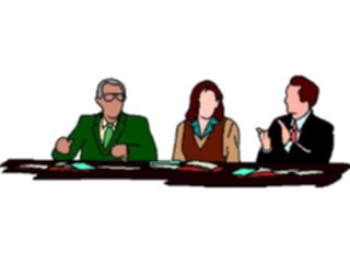 Sticker Custom Preview Image #041108 Business Office People Meeting25