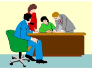 Sticker Custom Preview Image #041113 Business Office People Meeting30