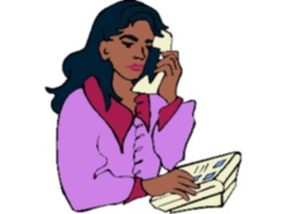 Sticker Custom Preview Image #041185 Business Office People Talkingon Phone20