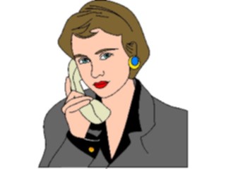 Sticker Custom Preview Image #041193 Business Office People Talkingon Phone28