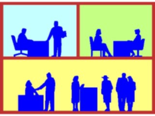 Sticker Custom Preview Image #041251 Business Office People Workersin Offices