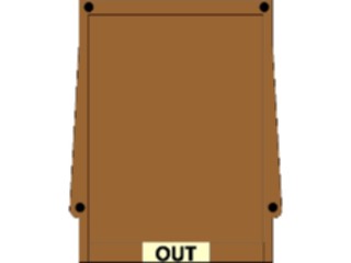 Sticker Custom Preview Image #041599 Business Office Supplies Out Tray2