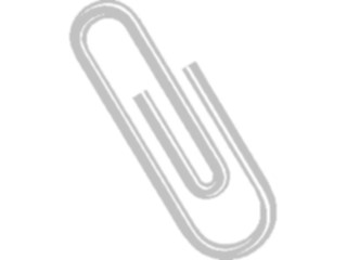 Sticker Custom Preview Image #041606 Business Office Supplies Paper Clip01
