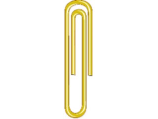 Sticker Custom Preview Image #041613 Business Office Supplies Paper Clip08