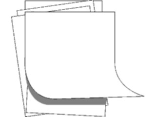 Sticker Custom Preview Image #041639 Business Office Supplies Paper Pile