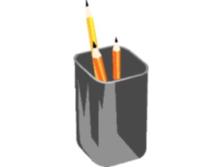 Sticker Custom Preview Image #041730 Business Office Supplies Pencil Cup1