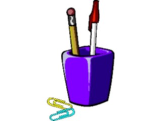 Sticker Custom Preview Image #041732 Business Office Supplies Pencil Cup3