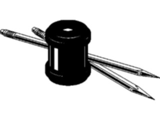 Sticker Custom Preview Image #041758 Business Office Supplies Pencils Sharpener