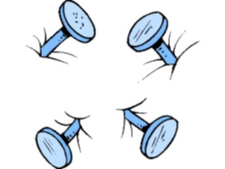 Sticker Custom Preview Image #041787 Business Office Supplies Push Pins3