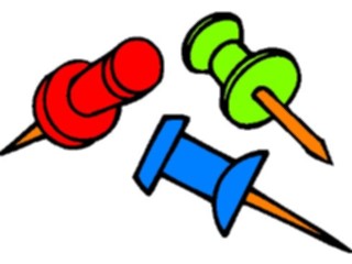 Sticker Custom Preview Image #041791 Business Office Supplies Push Pins7
