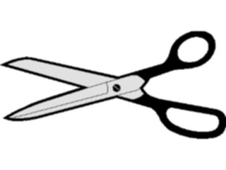 Sticker Custom Preview Image #041812 Business Office Supplies Scissors04