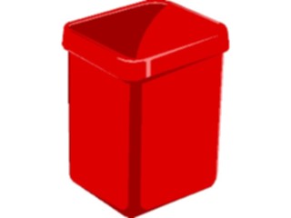 Sticker Custom Preview Image #041898 Business Office Supplies Trash Can1