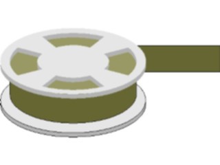 Sticker Custom Preview Image #041904 Business Office Supplies Typewriter Cartridge