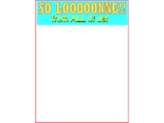 Sticker Custom Preview Image #042069 Business Office Titles Symbols So Long Frame
